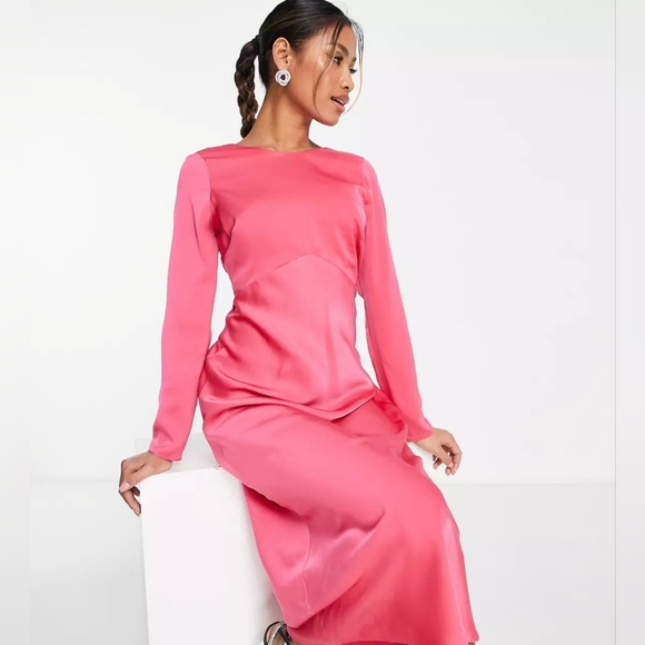 ASOS pink dress - Picture 1 of 9